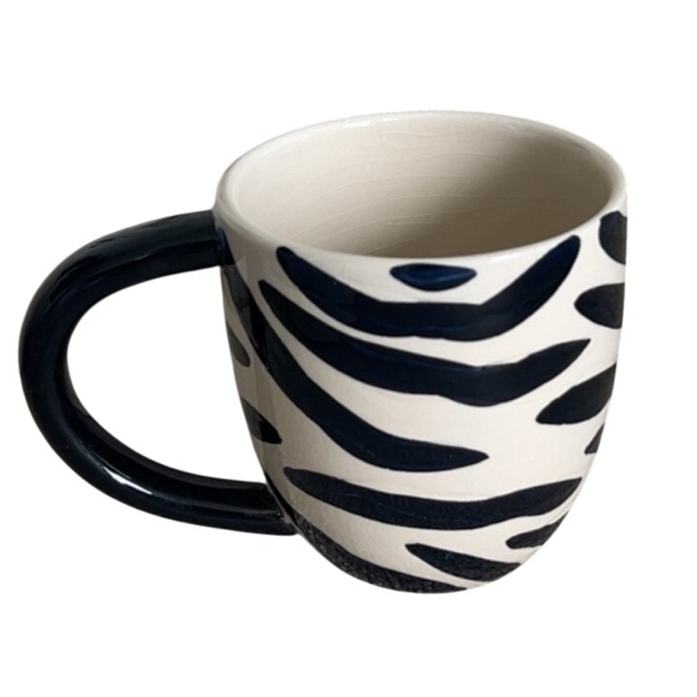 Pier 1 Imports Zebra Mug with hidden zebra in mug